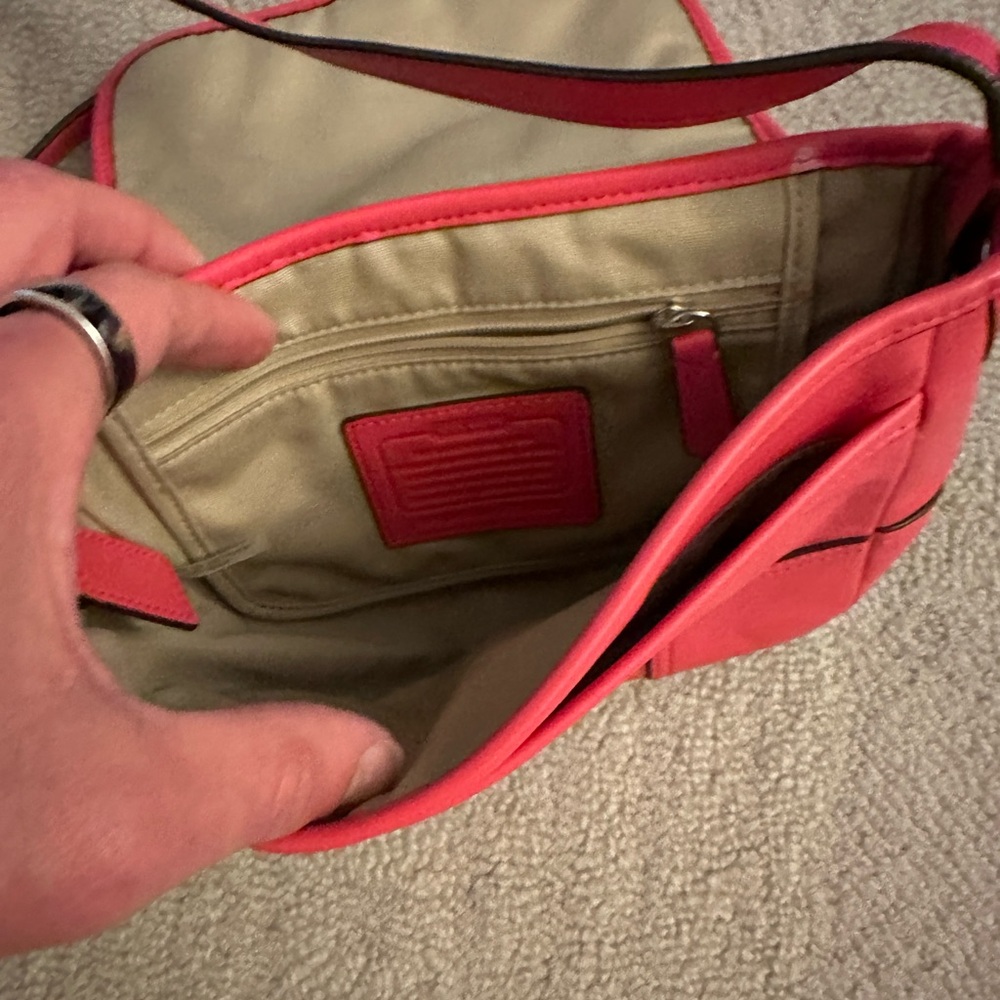 Adorable pink Coach Crossbody